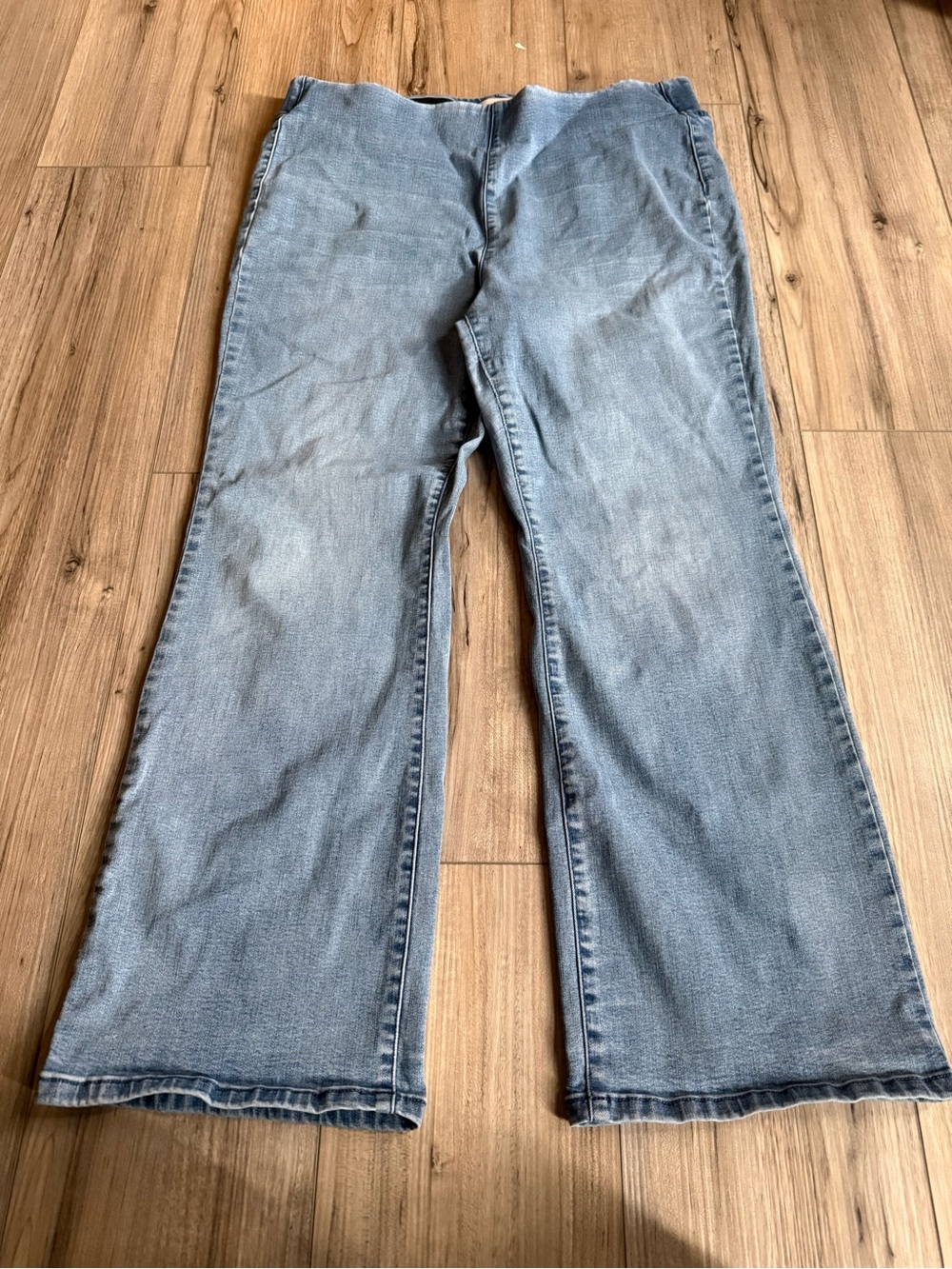 Soft Surroundings Women’s Light Blue Denim Jeans - Classic Straight Leg Sz PL